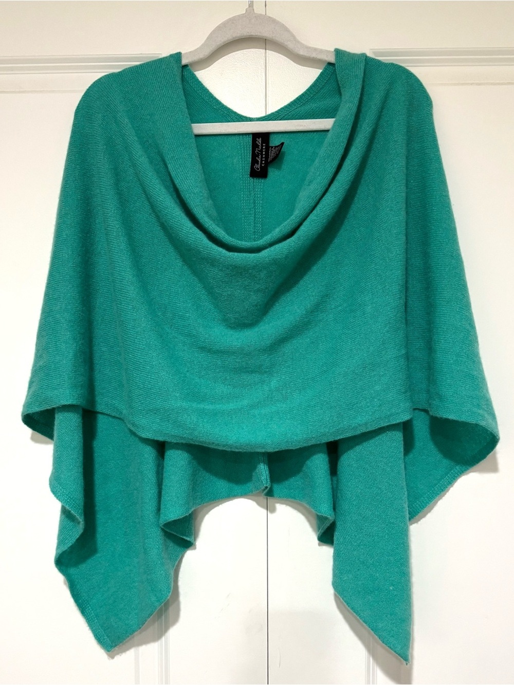 Claudia Nicole 💯% Cashmere Teal Dress Topper/ Shawl Women's NWOT